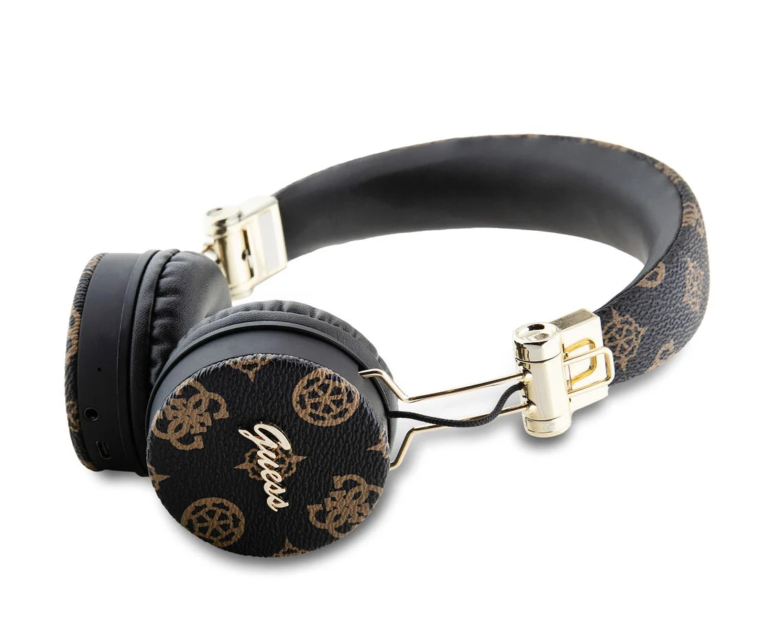 Guess Bluetooth-kuulokkeet - Peony Script - Pyöreä muoto - Musta