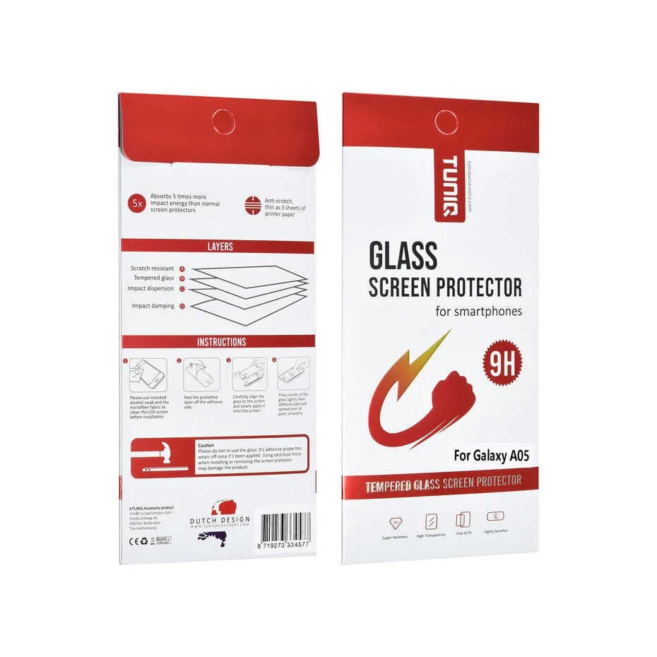TUNIQ Galaxy A05 Screen protector - Tempered glass