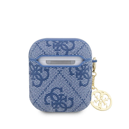Guess Airpods - Airpods 2 Case - 4G - Heart Charm - Blue