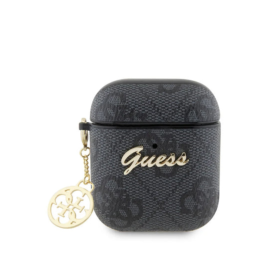 Guess Airpods - Airpods 2 Case - 4G - Heart Charm - Black