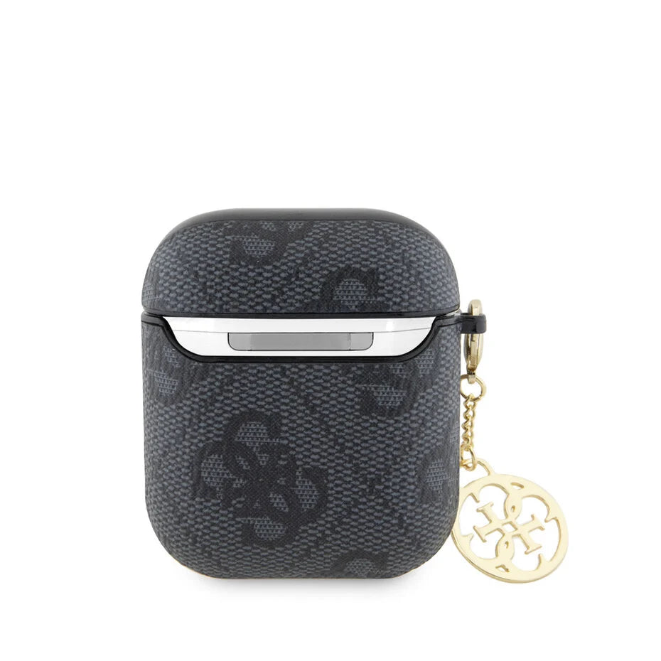 Guess Airpods - Airpods 2 Case - 4G - Heart Charm - Black