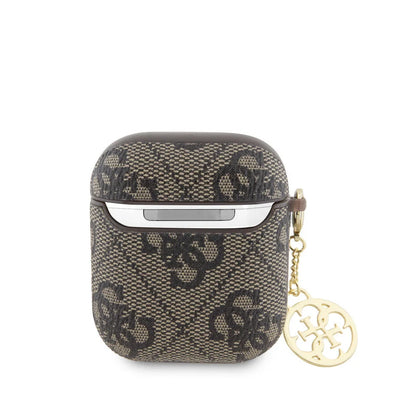 Guess Airpods - Airpods 2 Case - 4G - Heart Charm - Brown