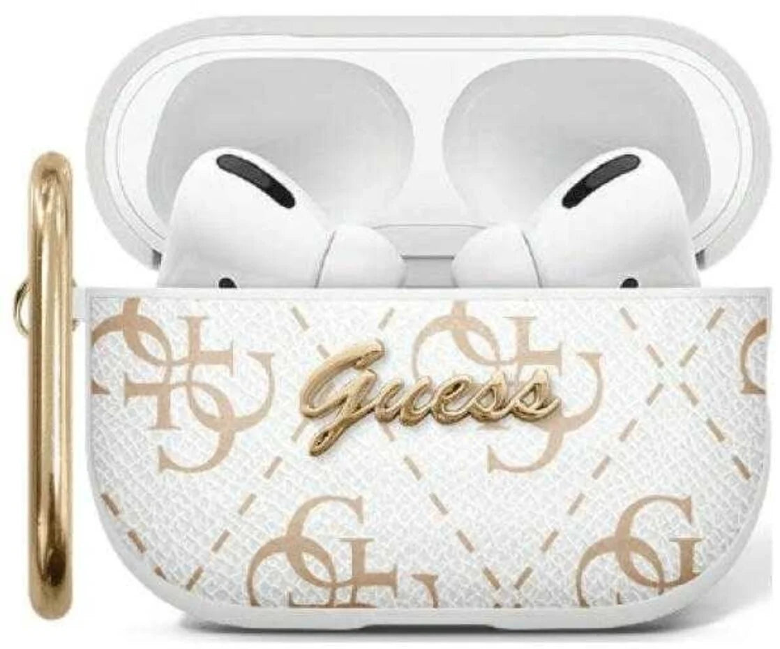 Guess Airpods Pro & Pro 2 Case - 4G hook - White