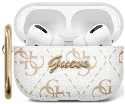 Guess Airpods Pro & Pro 2 Case - 4G hook - White
