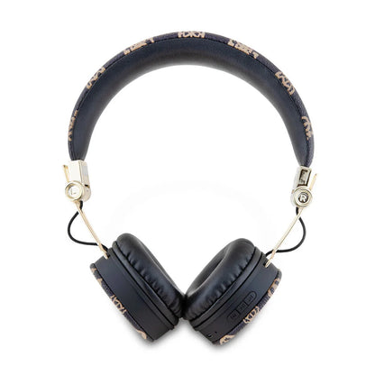 Guess Bluetooth Headphones - Peony Script - Round Shape - Black