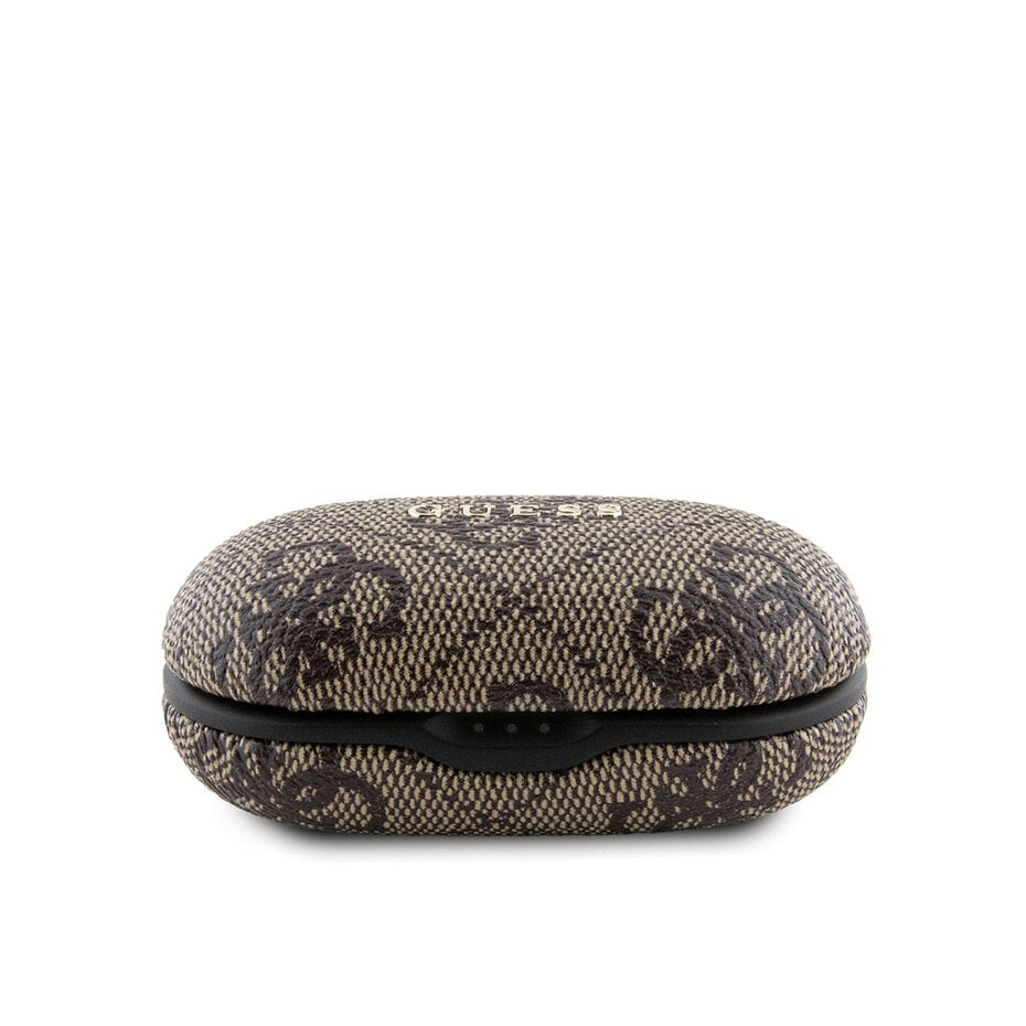 Guess-nappikuulokkeet TWS - ENC 4G - latauskotelolla - ruskea