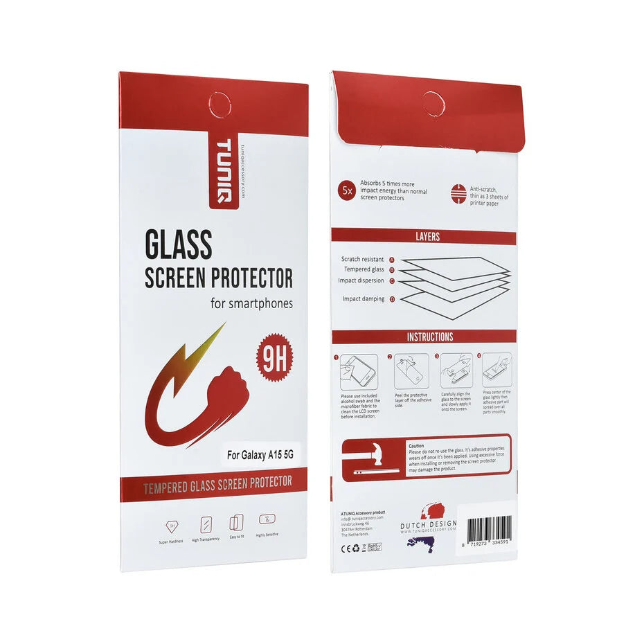 TUNIQ Galaxy A15 5G Screen protector - Tempered glass