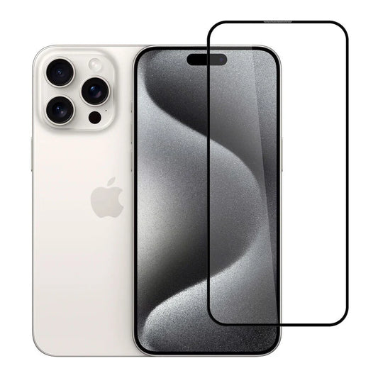 TUNIQ iPhone 15 Pro Max 10D kokopeittävä panssarilasi