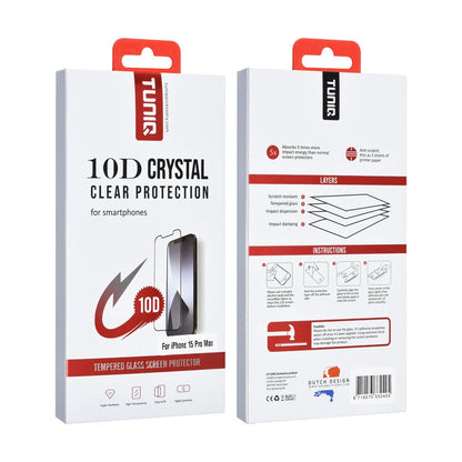 TUNIQ iPhone 15 Pro Max 10D Full Coverage Tempered Glass