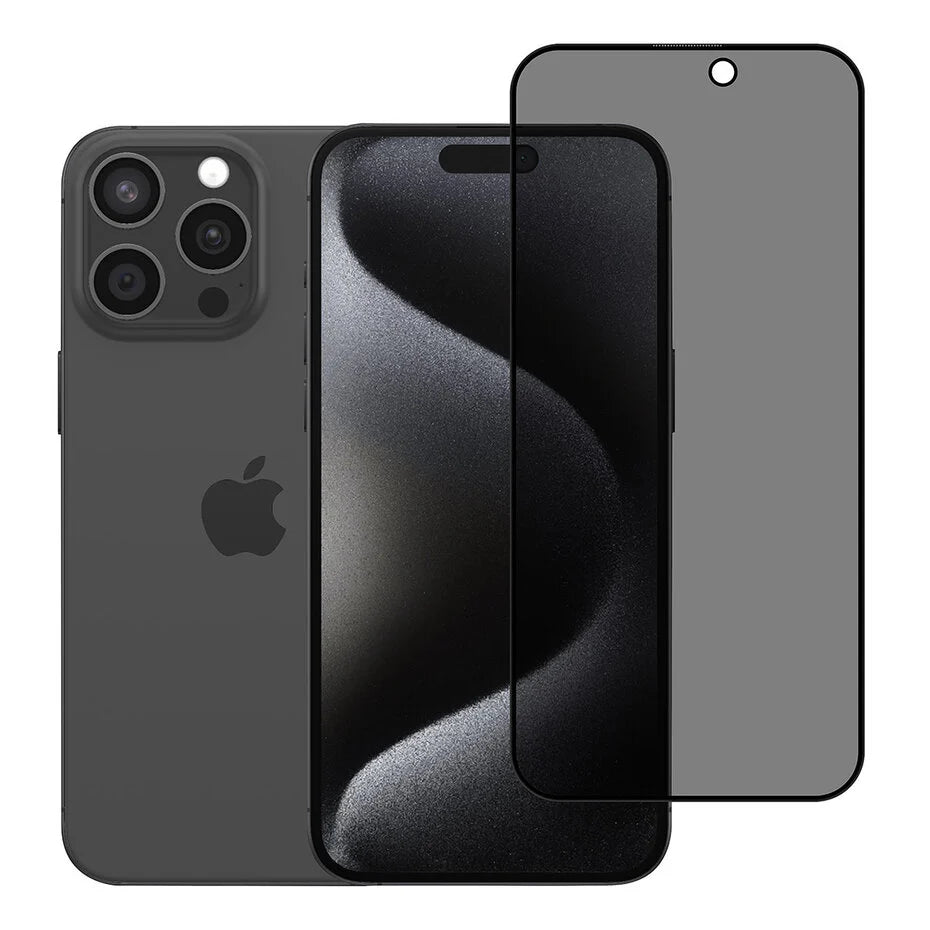 TUNIQ iPhone 15 Pro Max Screen Protector - Privacy Glass