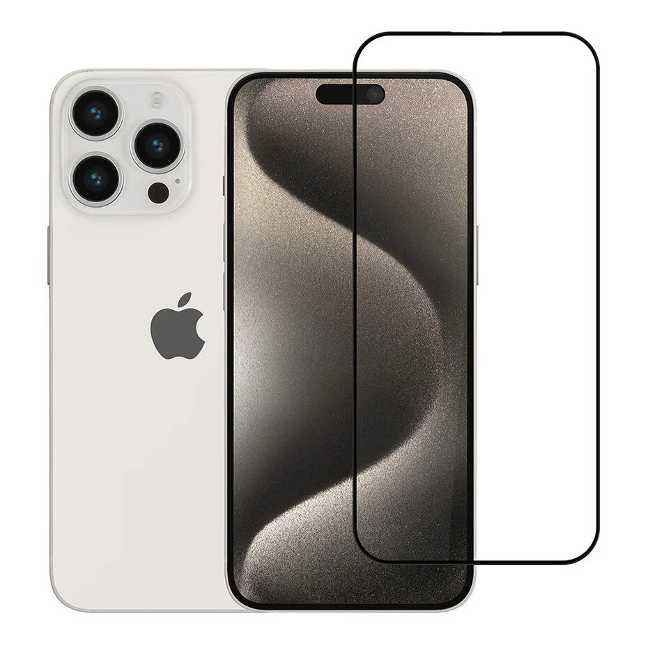 TUNIQ iPhone 16 Pro Max 10D Full Coverage Tempered Glass
