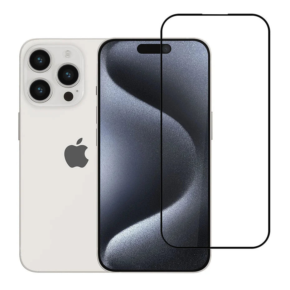TUNIQ iPhone 16 Pro10D koko näytön kattava panssarilasi