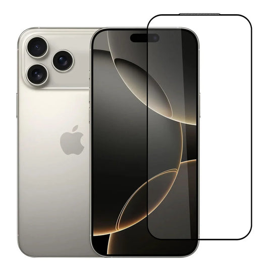 TUNIQ iPhone 17 Pro Max -näytönsuoja – 10D kokonaan peittävä karkaistu lasi