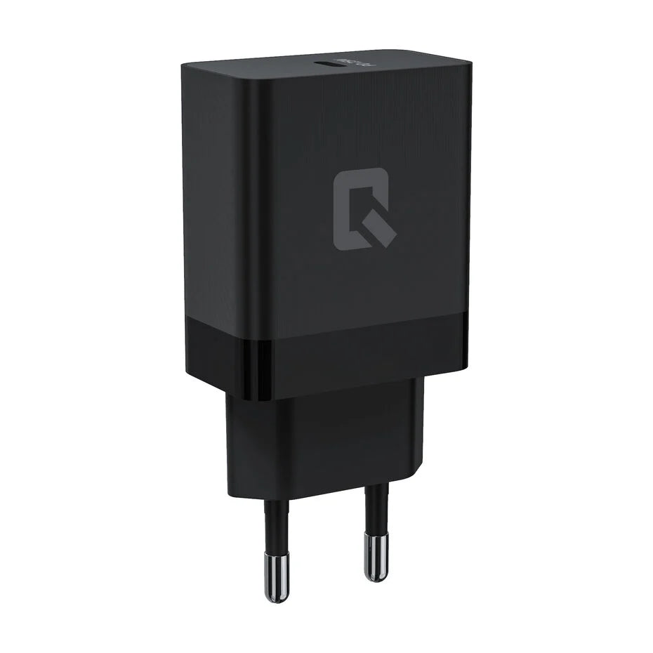 TUNIQ-pikalaturi PD 25W -adapteri – musta