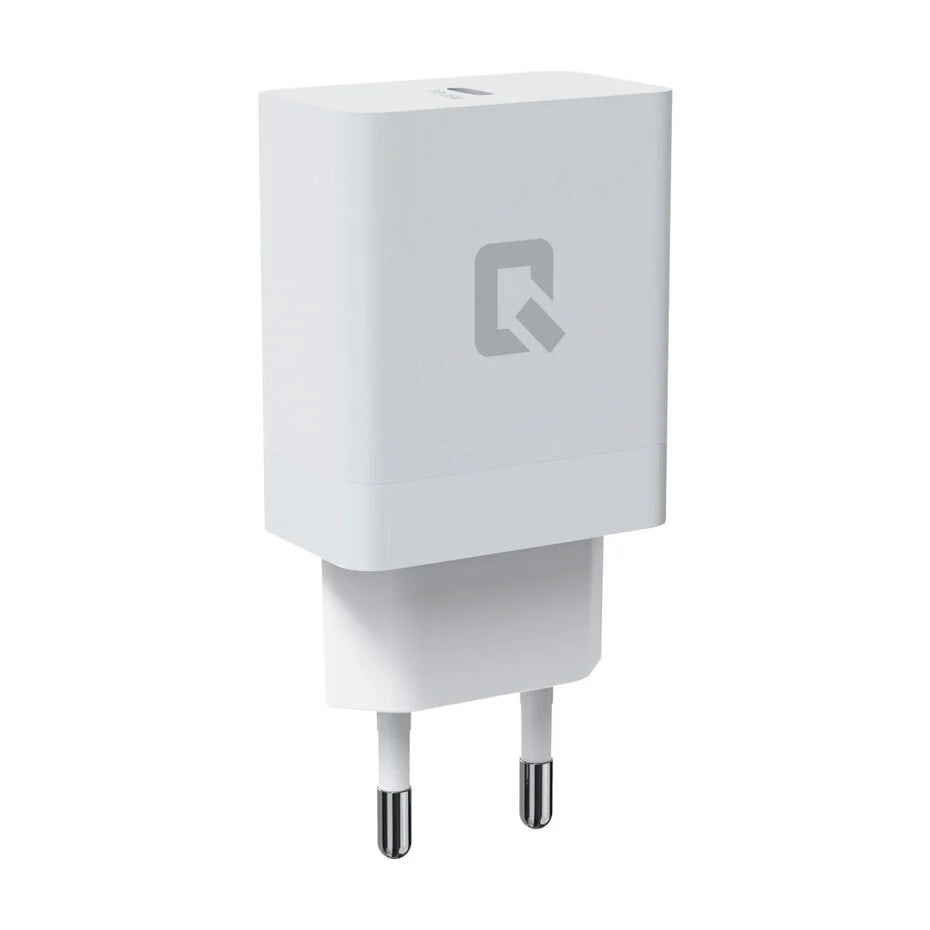 TUNIQ Fast Charger PD 25W - with Lightning to Type-C Cable - White