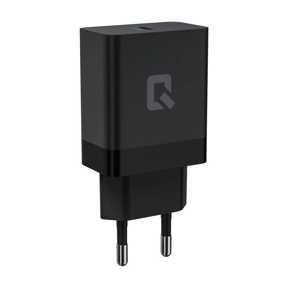 TUNIQ Fast Charger PD 25W - with Lightning to Type-C Cable - Black