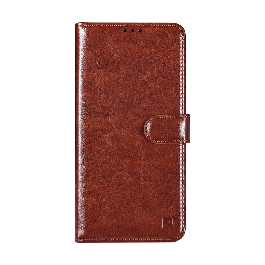 TUNIQ Galaxy A06 Book type case - Pasjeshouder - Brown