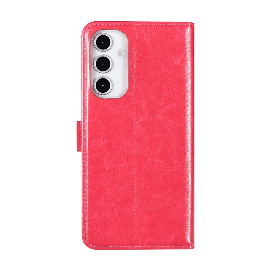 TUNIQ Galaxy A06 Book type case - Pasjeshouder - Pink