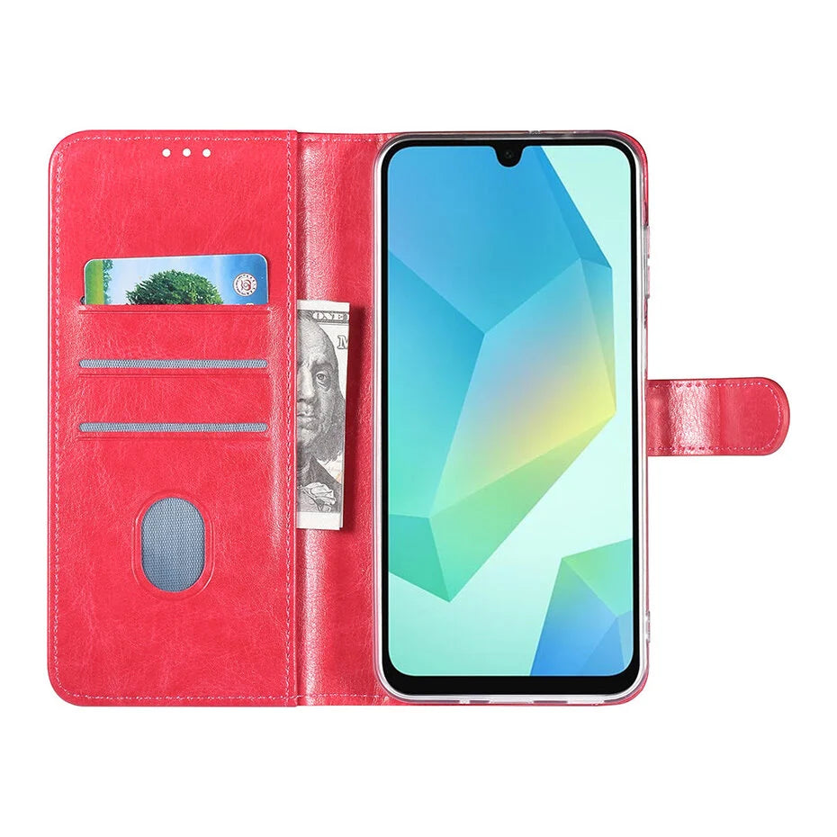 TUNIQ Galaxy A06 Book type case - Pasjeshouder - Pink