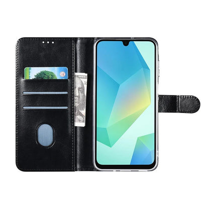 TUNIQ Galaxy A06 Book type case - Pasjeshouder - Black