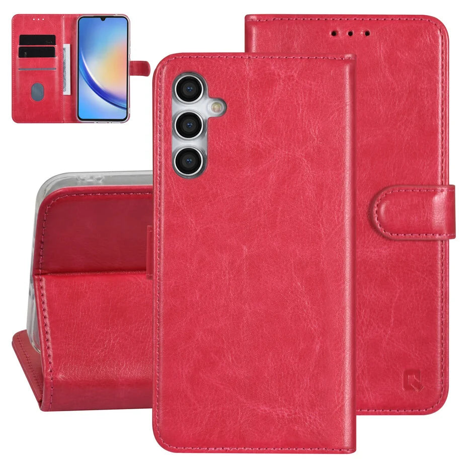 TUNIQ Galaxy A34 5G -kirjatyyppinen suojakotelo