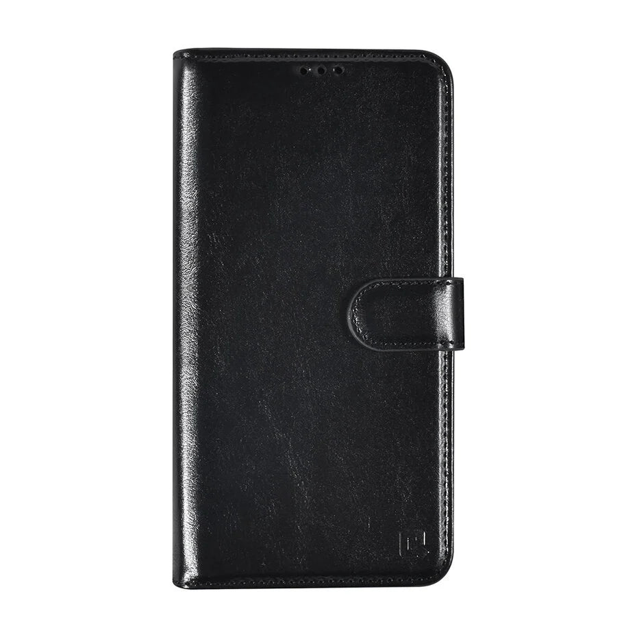 TUNIQ Galaxy A35 Book type case - Card holder for 3 cards - Magnetic closure - Hanger - Black