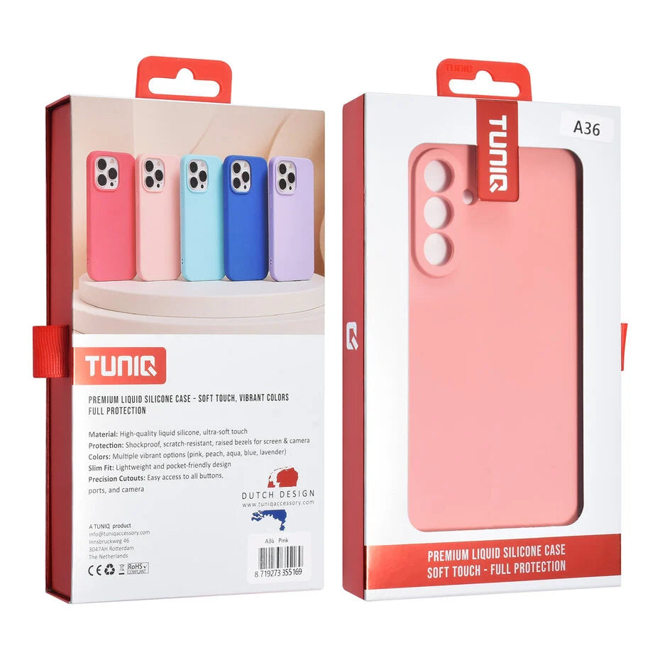 TUNIQ Galaxy A36 Back cover case - Salmon Pink