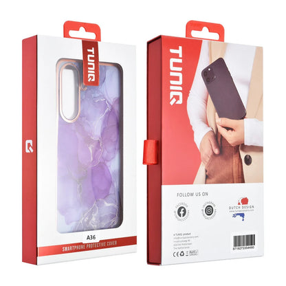 TUNIQ Galaxy A36 Back cover case - Silicone - Marble Brown