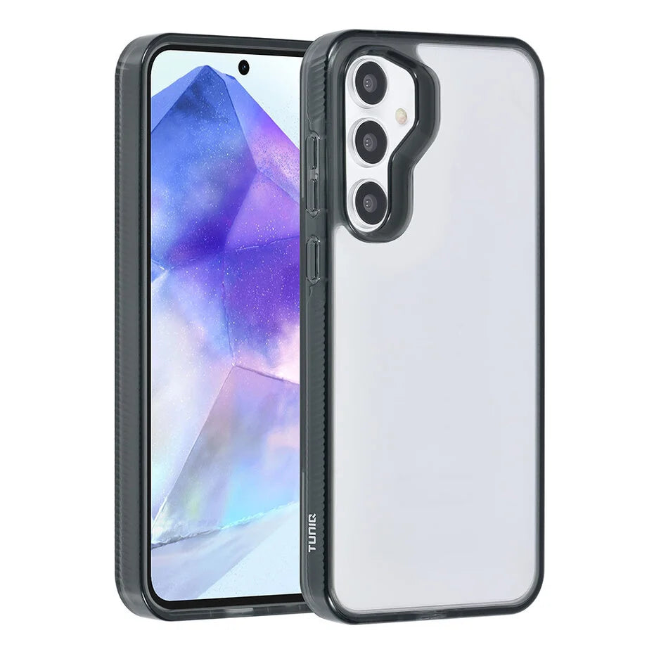 TUNIQ Galaxy A55 Back cover case - Silicone - Black