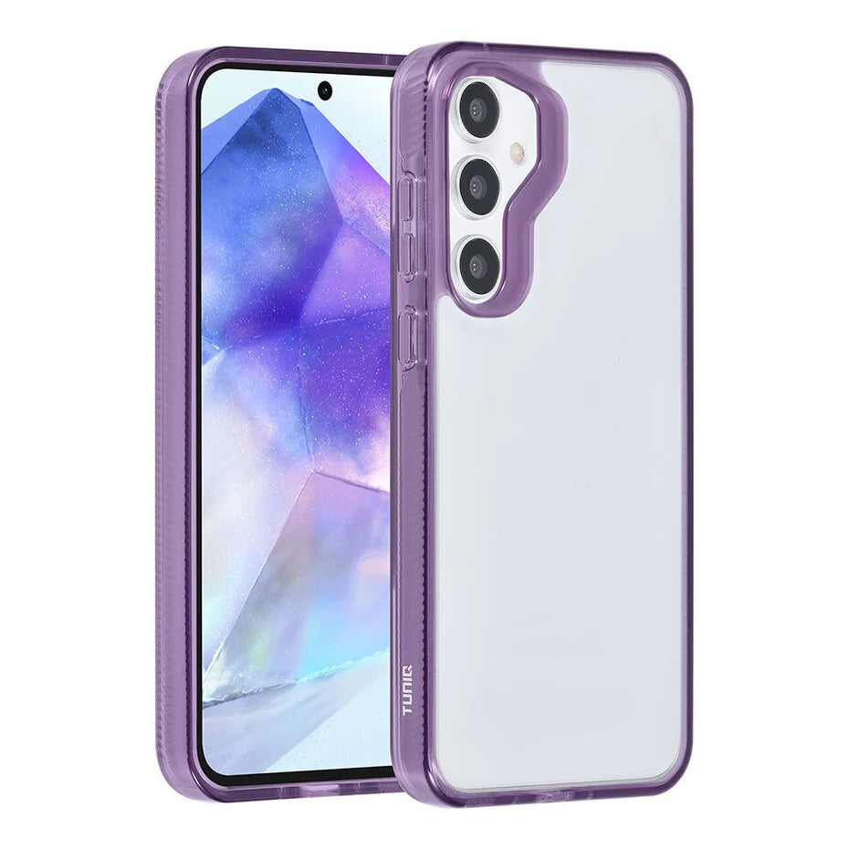 TUNIQ Galaxy A55 Back cover case - Silicone - Purple
