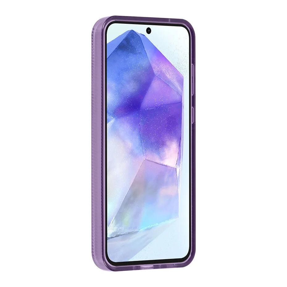 TUNIQ Galaxy A55 Back cover case - Silicone - Purple