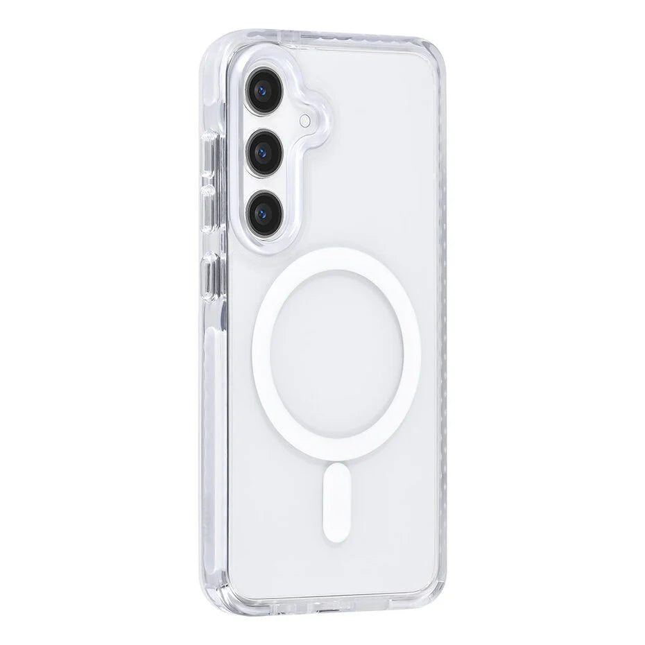 TUNIQ Galaxy S24 Back cover case - neck cord - magsafe - White