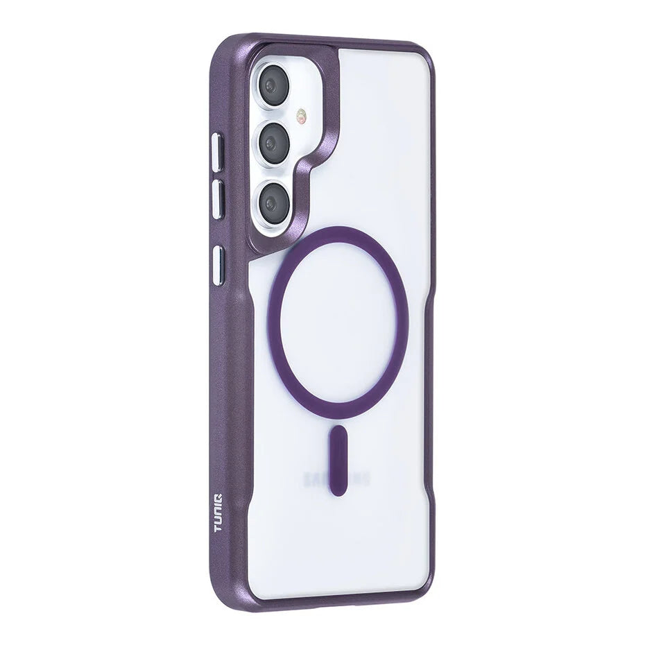 TUNIQ Galaxy S24 Plus Back cover case - Magsafe silicone - Purple