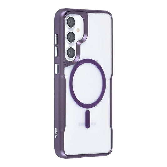 TUNIQ Galaxy S24 Plus Back cover case - Magsafe silicone - Purple