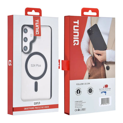 TUNIQ Galaxy S24 Plus Back cover case - Magsafe silicone - Black