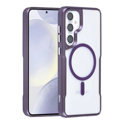 TUNIQ Galaxy S24 Plus Back cover case - Magsafe silicone - Purple