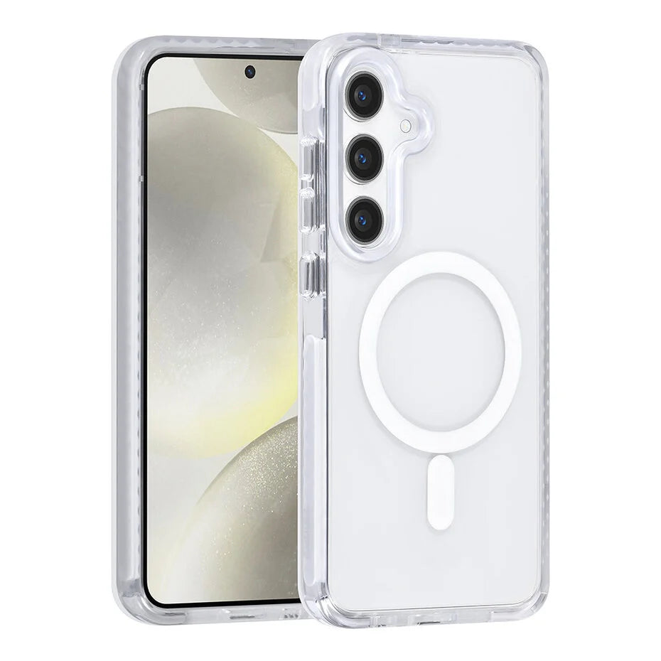 TUNIQ Galaxy S24 Plus Back cover case - neck cord - magsafe - White