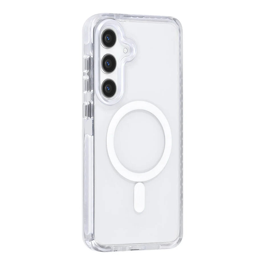 TUNIQ Galaxy S24 Plus Back cover case - neck cord - magsafe - White