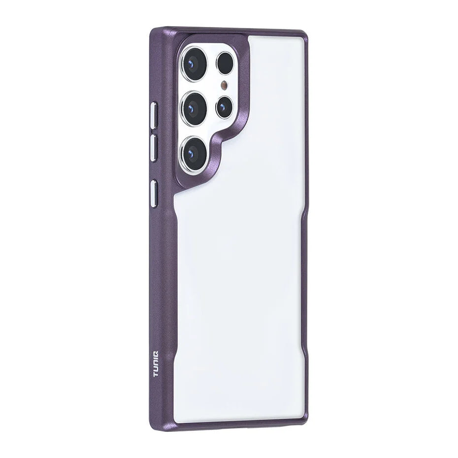 TUNIQ Galaxy S24 Ultra -takakuori – Silikoni – Violetti