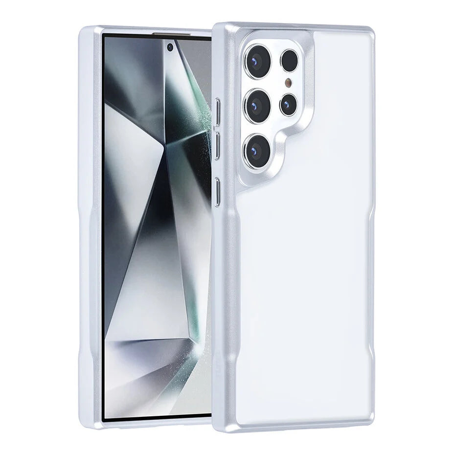 TUNIQ Galaxy S24 Ultra -takakuori – Silikoni – Hopea