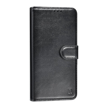 TUNIQ Galaxy S25 Book type case - Card holder for 3 cards - Magnetic closure - Black