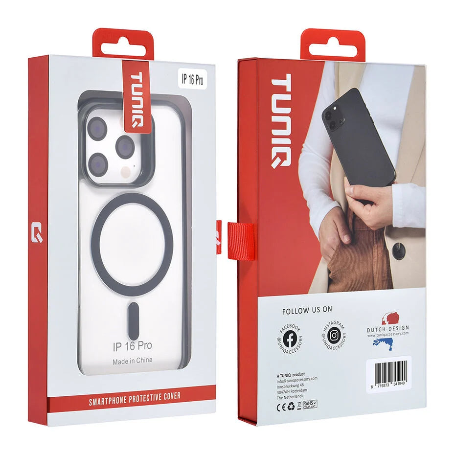 TUNIQ iPhone 16 Pro -takakansi, MagSafe-yhteensopiva