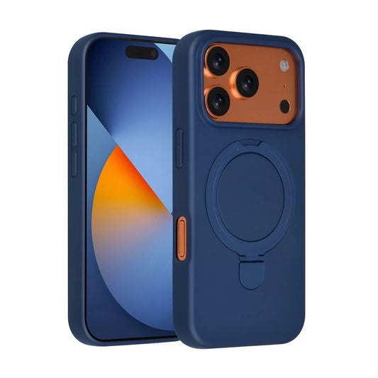 TUNIQ iPhone 17 Pro takakuori - Magsafe rengasjalustalla - ripustin - laivastonsininen