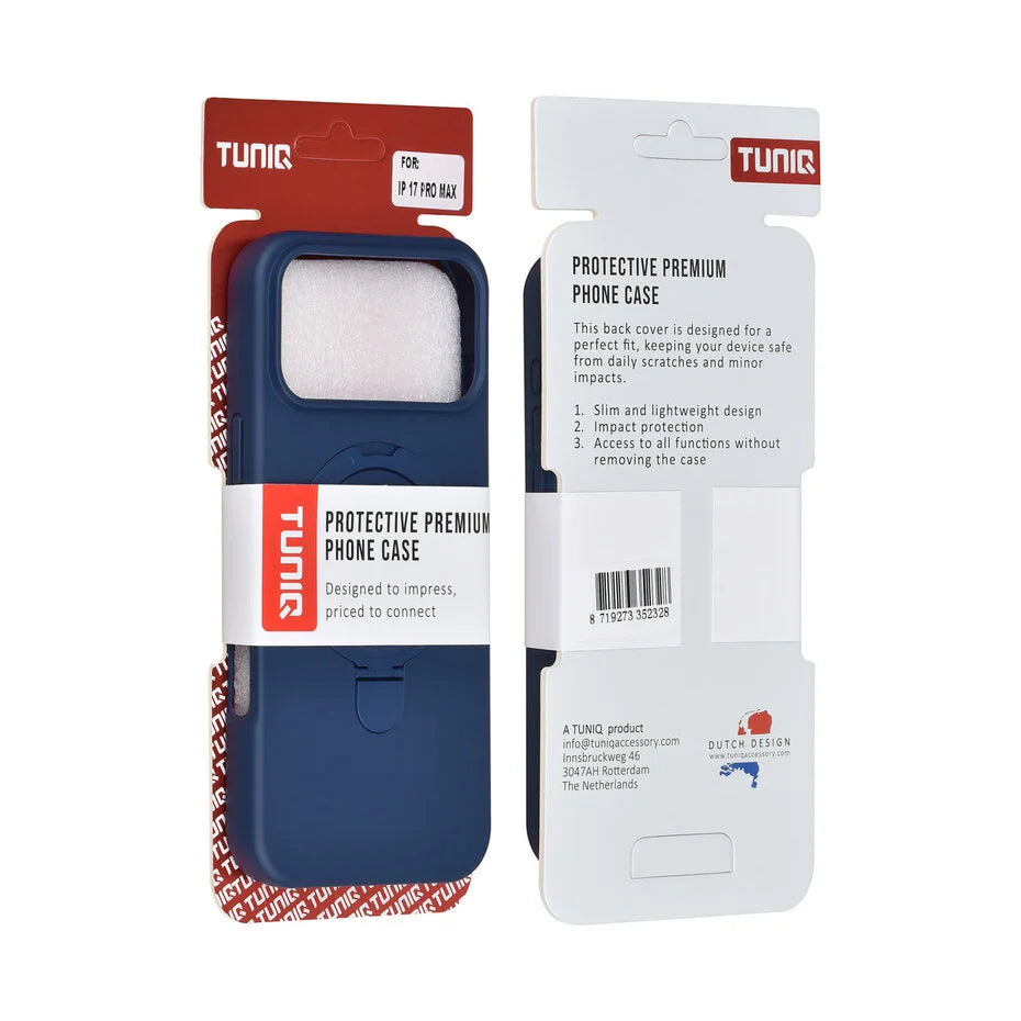 TUNIQ iPhone 17 Pro Max-Magsafe-sormusteline – Laivastonsininen