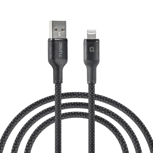 TUNIQ Lightning USB Cable 100cm Fast-Charger Data Transfer - Black