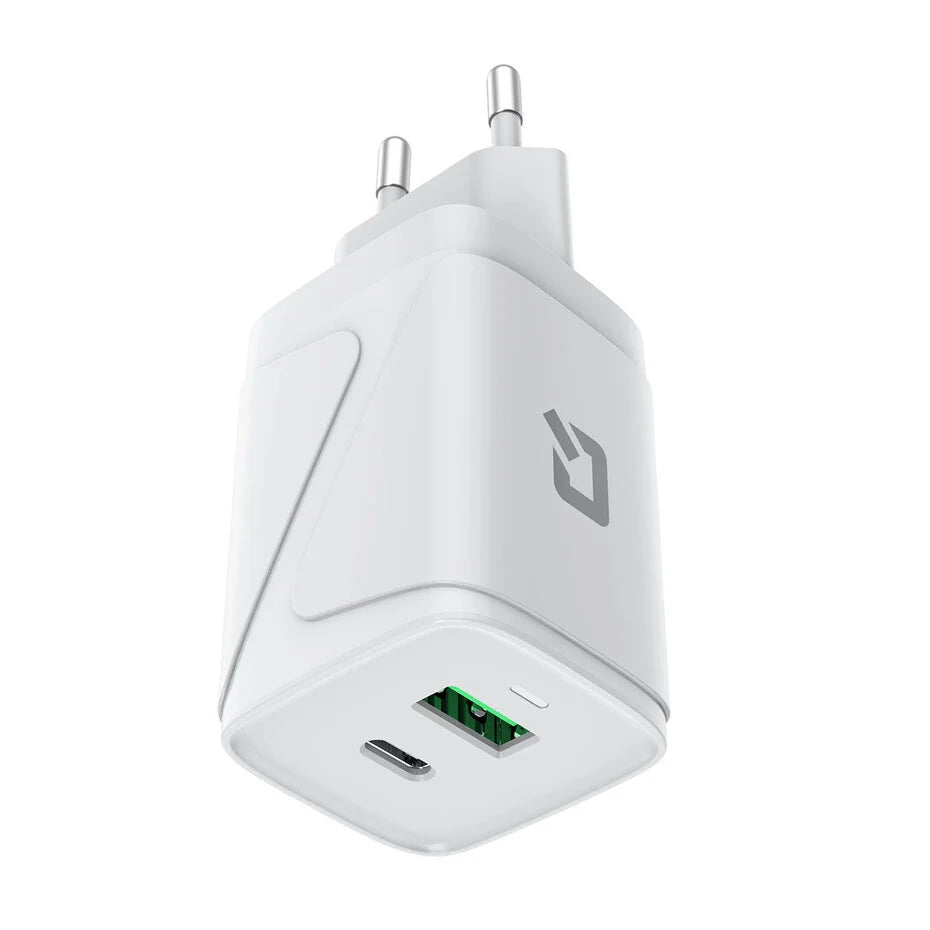 TUNIQ PD 30W GaN Adapter - Dual Port - White