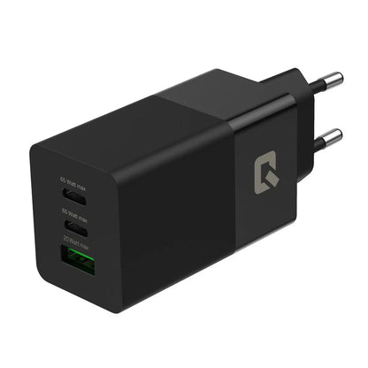 TUNIQ PD 65W - Home Charger with USB-C to USB-C Cable - Black