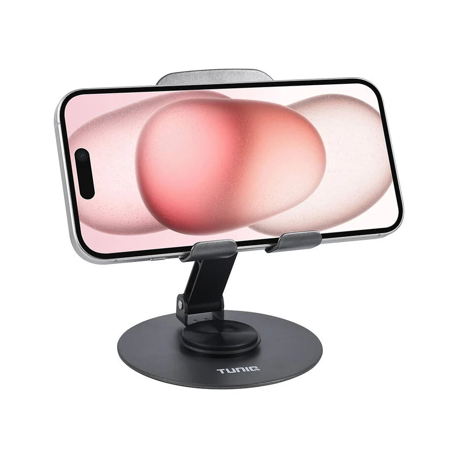 TUNIQ Smartphone holder car - desk - foldable - Black