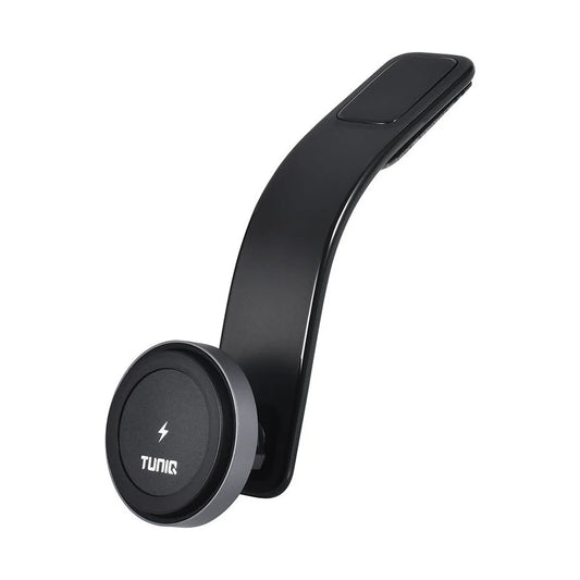 TUNIQ Älypuhelinpidike autoon – pitkä magneettivarsi – Musta