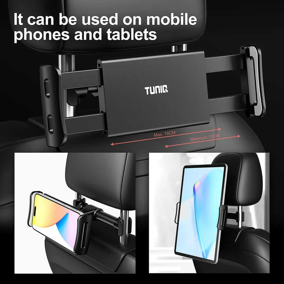 TUNIQ Universal Tablet/Phone Headrest Holder